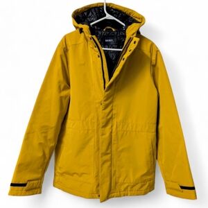 DKNY Hooded Puffer Rain Coat Parka Jacket